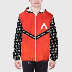 Куртка с капюшоном мужская Apex Legends: Gamer, цвет: 3D-белый — фото 2