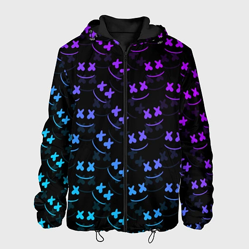 Мужская куртка Marshmello: Dark Neon / 3D-Черный – фото 1