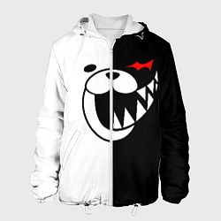 Куртка с капюшоном мужская MONOKUMA, цвет: 3D-белый