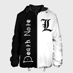 Куртка с капюшоном мужская Death Note 2, цвет: 3D-черный