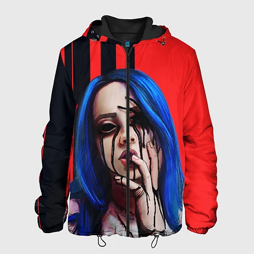 Мужская куртка Billie Eilish: Demon / 3D-Черный – фото 1