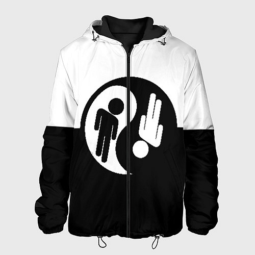 Мужская куртка Billie Eilish: Yin-Yang / 3D-Черный – фото 1