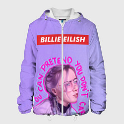 Куртка с капюшоном мужская Billie Eilish, цвет: 3D-белый