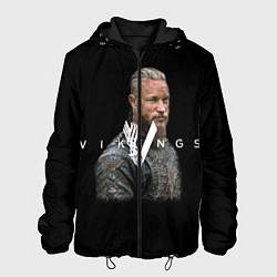 Куртка с капюшоном мужская Vikings, цвет: 3D-черный
