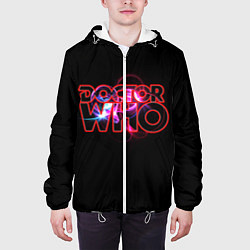 Куртка с капюшоном мужская Doctor Who, цвет: 3D-белый — фото 2