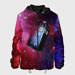Куртка с капюшоном мужская Doctor Who, цвет: 3D-черный