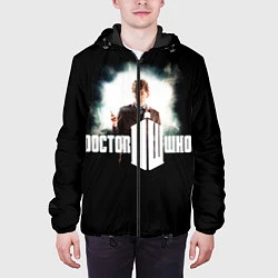 Куртка с капюшоном мужская Doctor Who, цвет: 3D-черный — фото 2