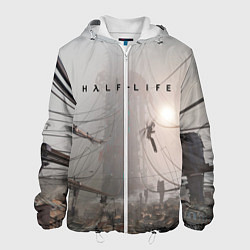 Куртка с капюшоном мужская HALF-LIFE, цвет: 3D-белый