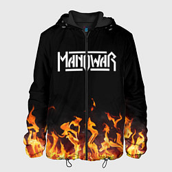 Куртка с капюшоном мужская Manowar, цвет: 3D-черный