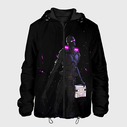 Мужская куртка MINECRAFT / 3D-Черный – фото 1