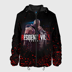 Куртка с капюшоном мужская RESIDENT EVIL 3, цвет: 3D-черный
