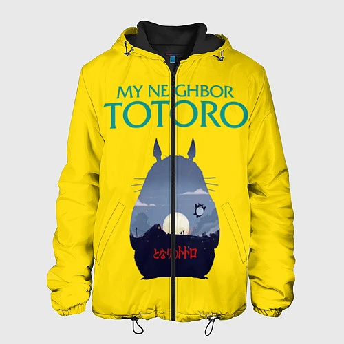 Мужская куртка Тоторо / 3D-Черный – фото 1