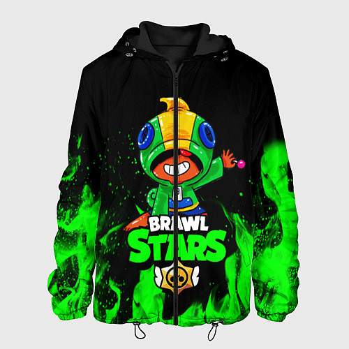 Мужская куртка Brawl Stars LEON / 3D-Черный – фото 1