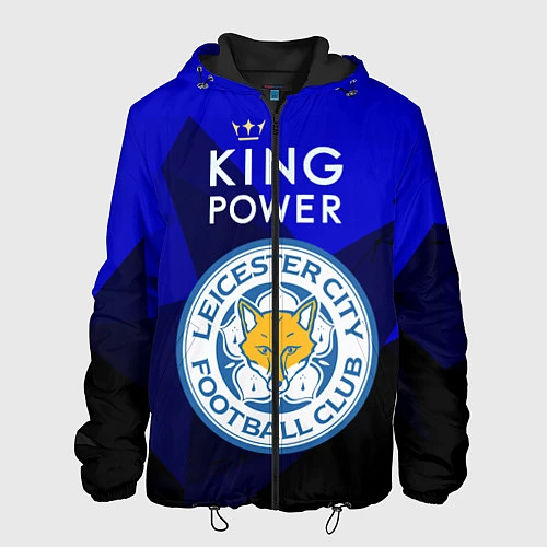 Мужская куртка Leicester City / 3D-Черный – фото 1