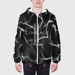 Куртка с капюшоном мужская LINEAGE 2, цвет: 3D-белый — фото 2