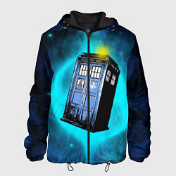 Куртка с капюшоном мужская Doctor Who, цвет: 3D-черный
