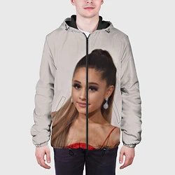 Куртка с капюшоном мужская Ariana Grande Ариана Гранде, цвет: 3D-черный — фото 2
