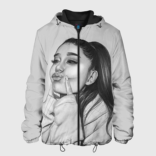 Мужская куртка Ariana Grande Ариана Гранде / 3D-Черный – фото 1