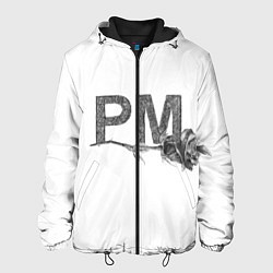 Куртка с капюшоном мужская Payton Moormeier, цвет: 3D-черный