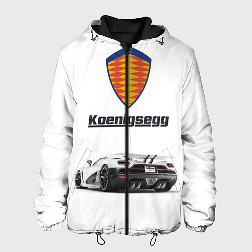 Мужская куртка Koenigsegg / 3D-Черный – фото 1