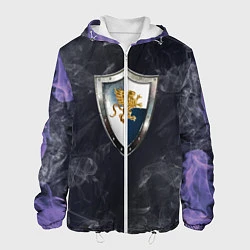 Куртка с капюшоном мужская Heroes of Might and Magic, цвет: 3D-белый