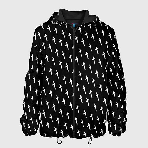 Мужская куртка LiL PEEP Pattern / 3D-Черный – фото 1