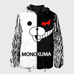 Куртка с капюшоном мужская MONOKUMA, цвет: 3D-черный