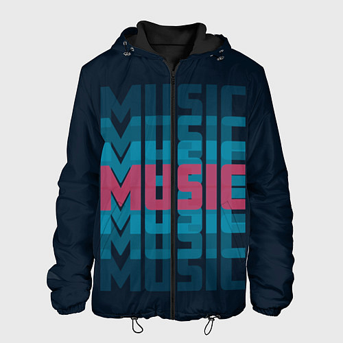 Мужская куртка Music / 3D-Черный – фото 1