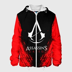Куртка с капюшоном мужская Assassin’s Creed, цвет: 3D-белый