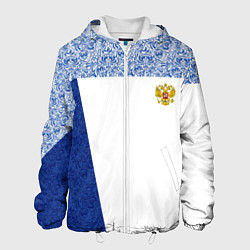 Куртка с капюшоном мужская Форма России, цвет: 3D-белый