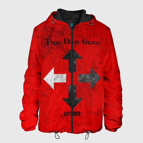 Мужская куртка Three Days Grace / 3D-Черный – фото 1
