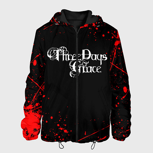 Мужская куртка Three Days Grace / 3D-Черный – фото 1