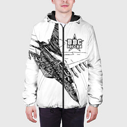 Куртка с капюшоном мужская ВВС России, цвет: 3D-черный — фото 2