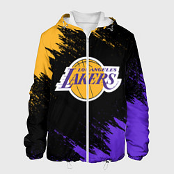 Куртка с капюшоном мужская LA LAKERS, цвет: 3D-белый