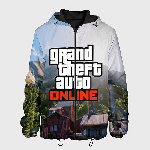 Мужская куртка GTA Online / 3D-Черный – фото 1