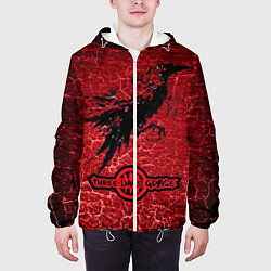 Куртка с капюшоном мужская Three Days Grace art, цвет: 3D-белый — фото 2