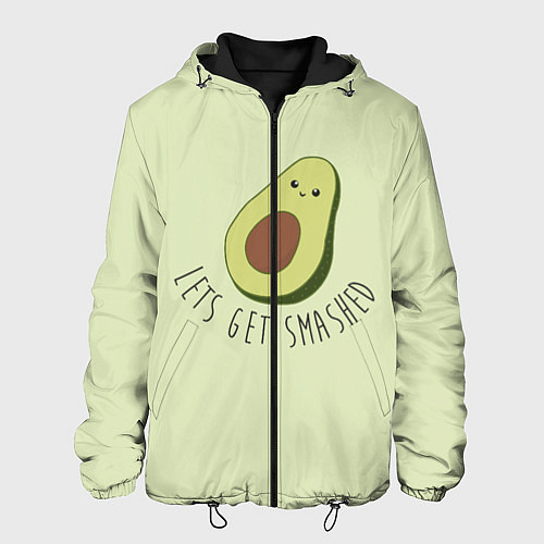 Мужская куртка Авокадо / 3D-Черный – фото 1