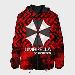 Куртка с капюшоном мужская UMBRELLA CORP, цвет: 3D-черный