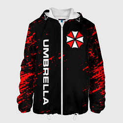 Куртка с капюшоном мужская UMBRELLA CORPORATION, цвет: 3D-белый