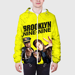 Куртка с капюшоном мужская Brooklyn Nine-Nine, цвет: 3D-белый — фото 2