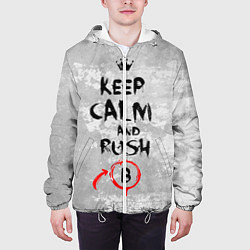 Куртка с капюшоном мужская Rush B, цвет: 3D-белый — фото 2