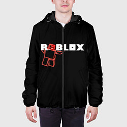 Куртка с капюшоном мужская Роблокс Roblox, цвет: 3D-черный — фото 2