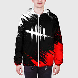 Куртка с капюшоном мужская DEAD BY DAYLIGHT, цвет: 3D-белый — фото 2