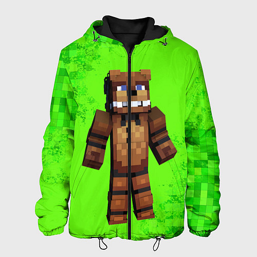 Мужская куртка MINECRAFT / 3D-Черный – фото 1