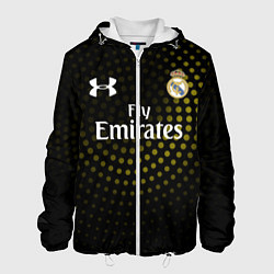 Куртка с капюшоном мужская Real Madrid, цвет: 3D-белый