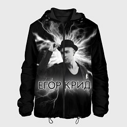 Куртка с капюшоном мужская Егор Крид, цвет: 3D-черный