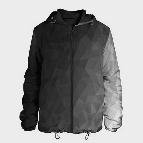 Мужская куртка Dark abstraction / 3D-Черный – фото 1