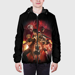 Куртка с капюшоном мужская RESIDENT EVIL 3, цвет: 3D-черный — фото 2