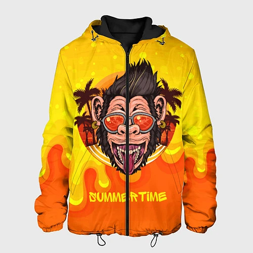 Мужская куртка Summertime обезьяна / 3D-Черный – фото 1