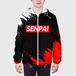 Куртка с капюшоном мужская SENPAI, цвет: 3D-белый — фото 2